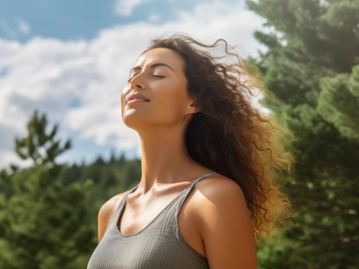 Techniques de respiration pour un teint lumineux